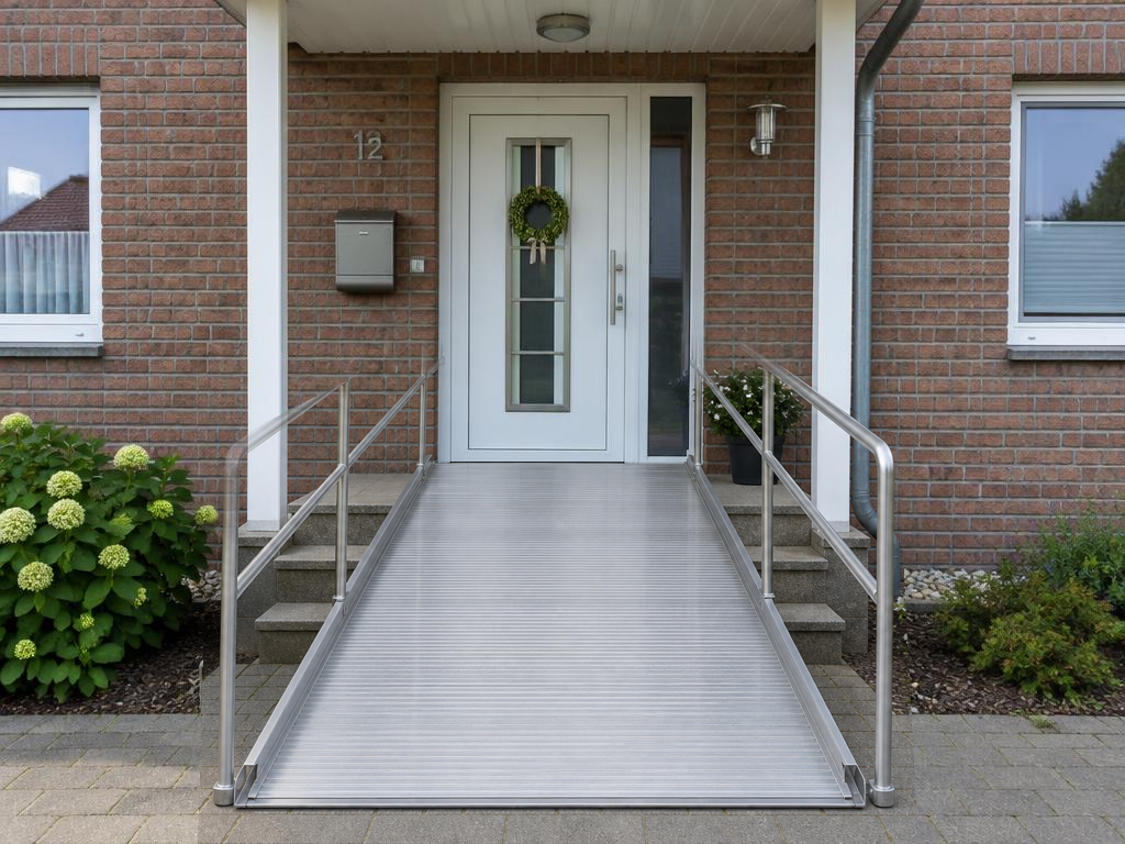 Rollstuhlrampe in Schleswig-Holstein – Nachher